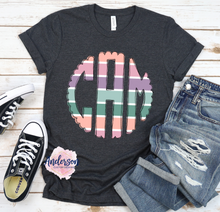 Load image into Gallery viewer, Summer Stripe Monogram