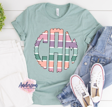 Load image into Gallery viewer, Summer Stripe Monogram