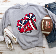 Load image into Gallery viewer, Personalized Cheer Pom Poms and Megaphone