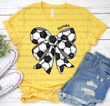 Load image into Gallery viewer, Sports Bow-Can be personalized