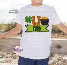 Load image into Gallery viewer, YOUTH Personalized St Patricks Day