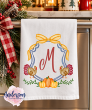 Load image into Gallery viewer, Initial Thanksgiving Hand Towel