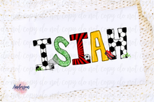 Load image into Gallery viewer, Personalized Soccer Pillowcase