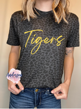 Load image into Gallery viewer, YOUTH Custom Mascot On Black Leopard