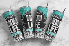 Load image into Gallery viewer, Mom Life Is The Best Life Leopard Tumbler