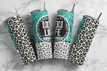 Load image into Gallery viewer, Mom Life Is The Best Life Leopard Tumbler