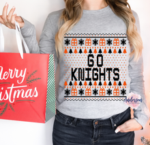 Load image into Gallery viewer, Knights Ugly Christmas Sweater