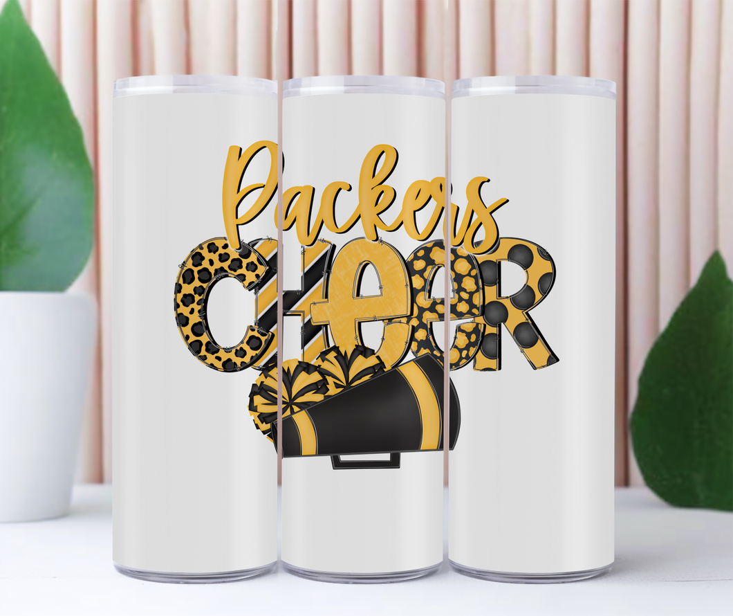 Arcadia Packers Cheer Tumbler *can add personalization*