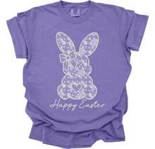 Load image into Gallery viewer, Faux Lace Happy Easter Bunny
