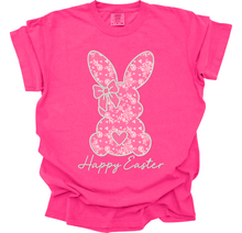 Load image into Gallery viewer, Faux Lace Happy Easter Bunny
