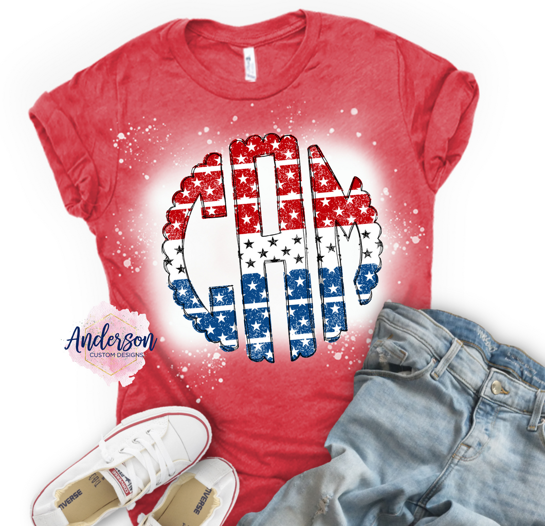 YOUTH Patriotic Monogram