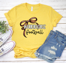 Load image into Gallery viewer, Football Bow-Warriors
