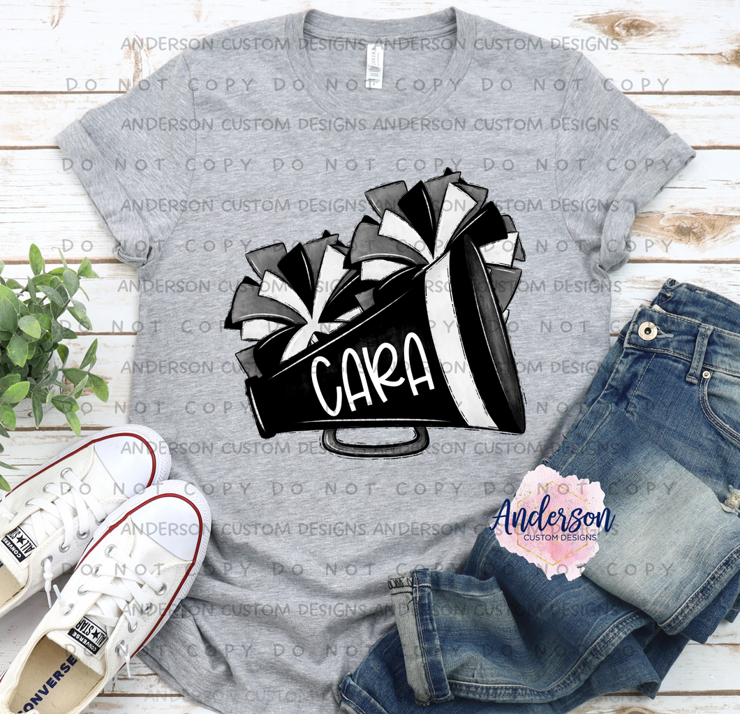 YOUTH Personalized Raiders Cheer Pom