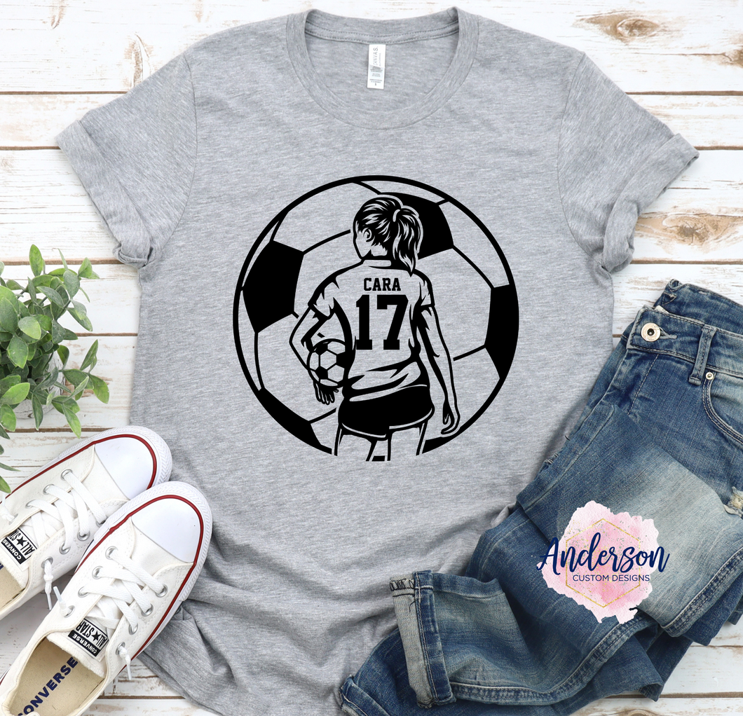 Custom Soccer Girl Player