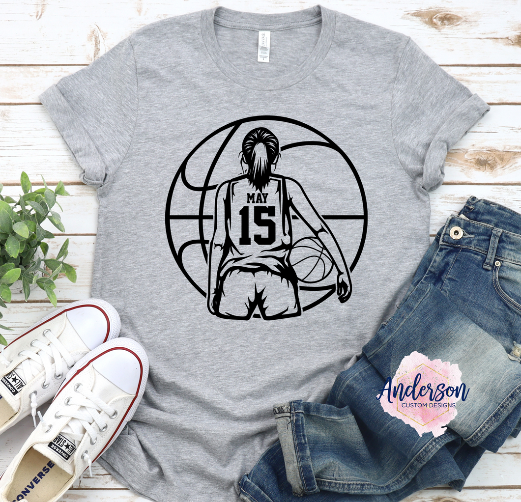 Custom Basketball Girl Player