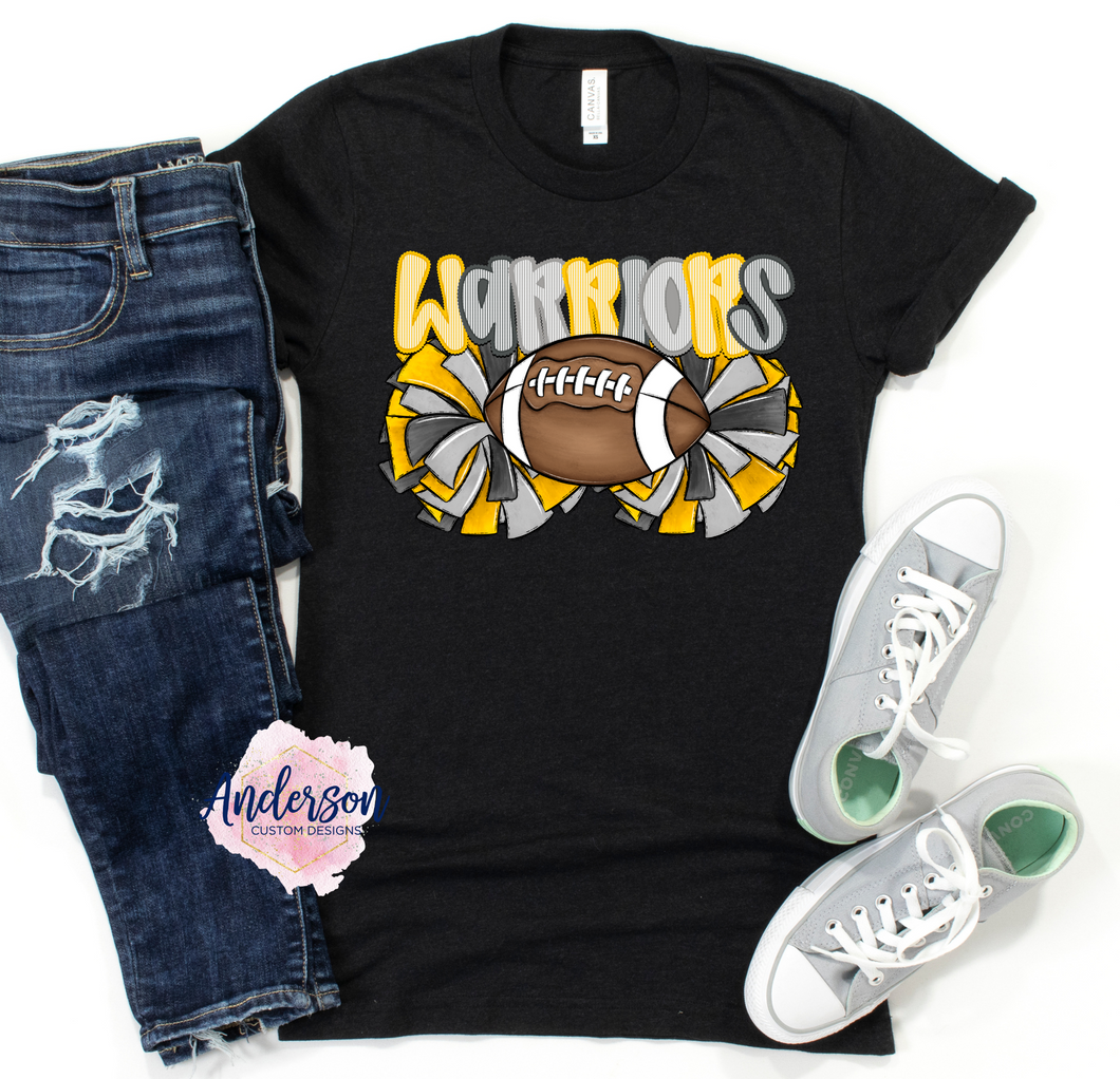 Warriors Football And Cheer