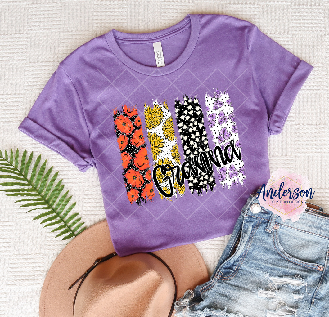 Birth Month Floral Family Name *Custom*