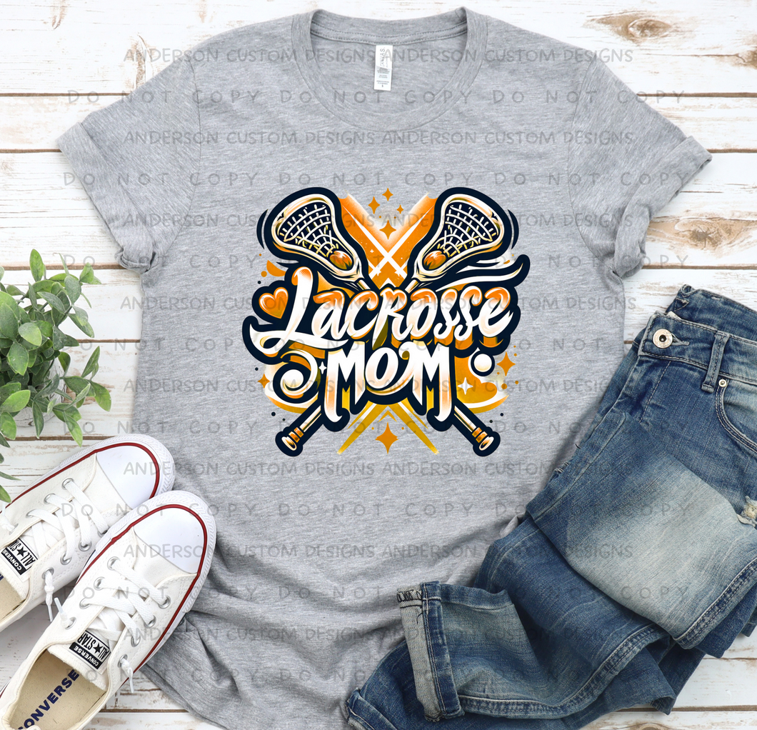 Lacrosse Mom Orange