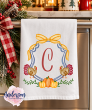 Load image into Gallery viewer, Initial Thanksgiving Hand Towel

