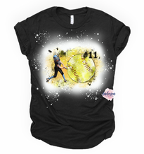 Load image into Gallery viewer, Custom Softball Player Tee
