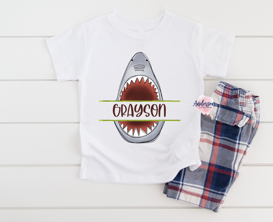 YOUTH Personalized Shark